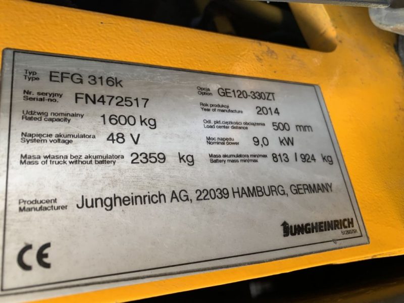 2014 JUNGHEINRICH EFG316K - Image 5